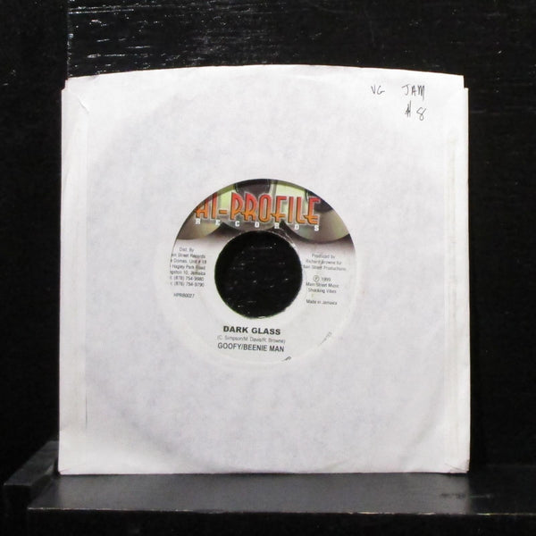 Goofy / Beenie Man - Dark Glass / China Town 7" VG Vinyl 45 HPRB0027 1999 - Shuga Records