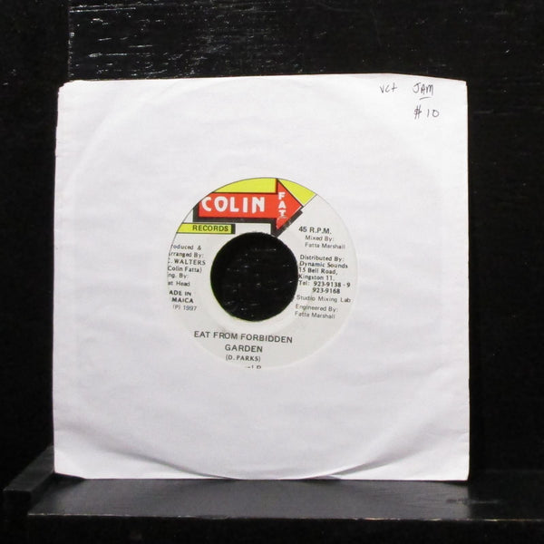 General B - Eat From Forbidden Garden 7" VG+ Vinyl 45 Colin Fat Records 1997 - Shuga Records