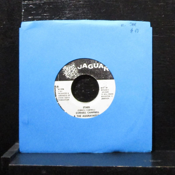 Cornell Campbell & Aggrovators - Stars 7" Mint- Vinyl 45 Jaguar J 201 Jamaica - Shuga Records