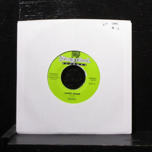 Degree - Look Good 7" VG+ Vinyl 45 Young Blood Jamaica 2001 - Shuga Records