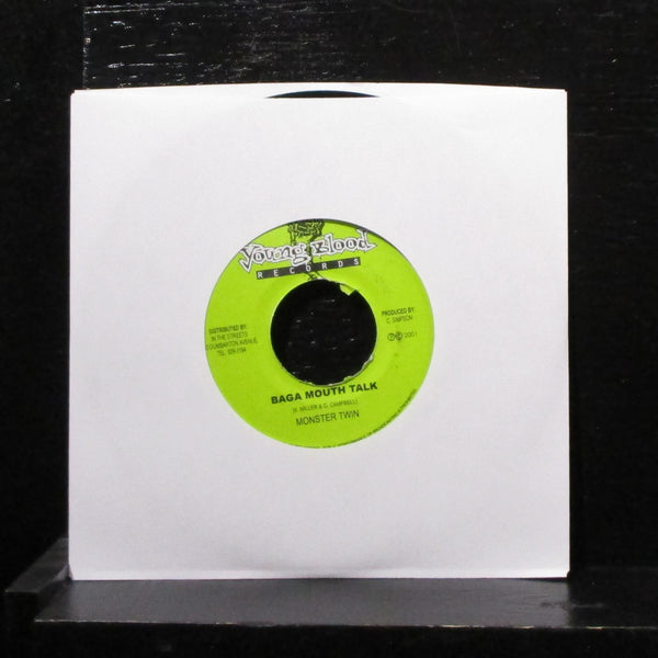 Mad Cobra / Monster Twin - Fool / Baga Mouth Talk 7" Mint- Vinyl 45 2001 - Shuga Records