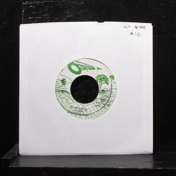 Mackie Ranks - No Borrow / Cutie 7" VG+ Vinyl 45 Sonic Sounds SON 016 Jamaica - Shuga Records