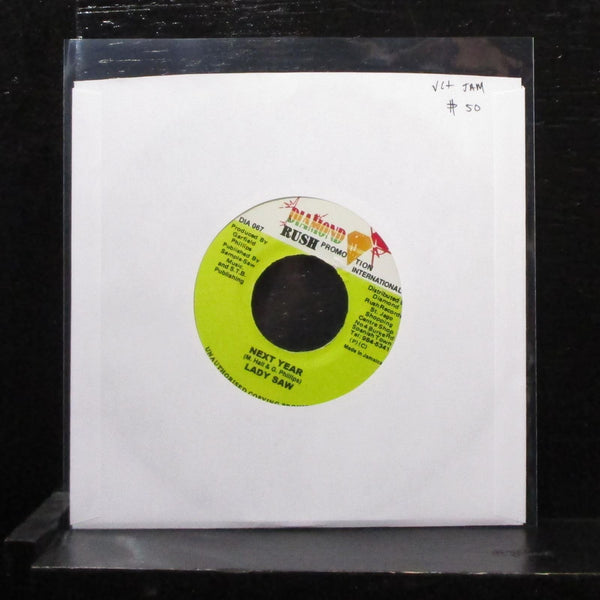 Lady Saw - Next Year / Craze 7" VG+ Vinyl 45 Diamond Rush DIA 067 Jamaica - Shuga Records