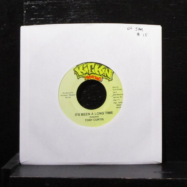 Tony Curtis - Its Been A Long Time 7" VG+ Vinyl 45 Kickin Productions Jamaica - Shuga Records