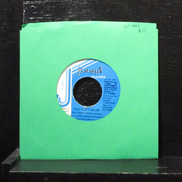 Major Mackerel / Collin Roache - You Turn Me On 7" VG+ Vinyl 45 Jammy's 1993 - Shuga Records
