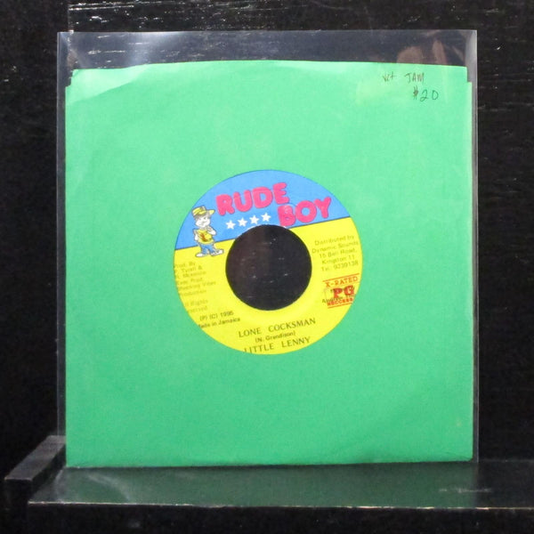 Little Lenny - Lone Cocksman 7" VG+ Vinyl 45 Rude Boy Jamaica 1995 - Shuga Records