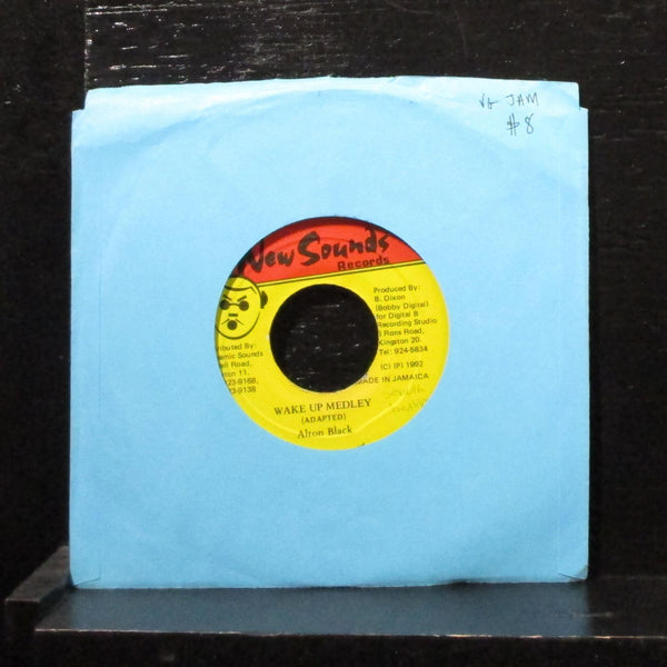 Alton Black - Wake Up Medley 7" VG Vinyl 45 New Sounds Records Jamaica 1992 - Shuga Records