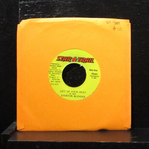 Everton Blender - Lift Up Your Head / Gwaan Natty 7" VG+ Vinyl 45 Star Trail - Shuga Records