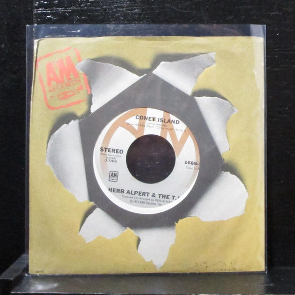 Herb Alpert & The T.J.B. - Coney Island / Ratatouille 7" VG+ Vinyl 45 A&M 1688-S - Shuga Records