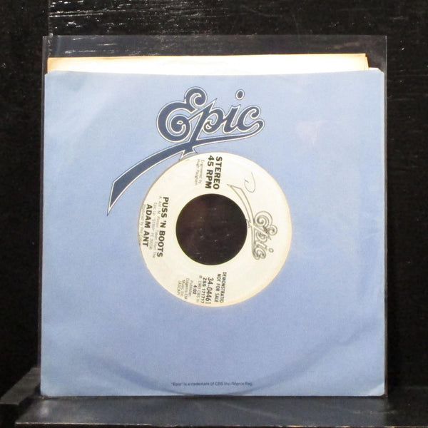 Adam Ant - Puss 'N Boots 7" Mint- Promo Vinyl 45 Epic 34-04461 USA 1983 - Shuga Records