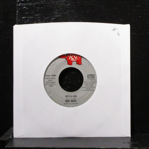 Bee Gees - He's A Liar 7" Mint- Vinyl 45 RS 1066 USA 1981 - Shuga Records