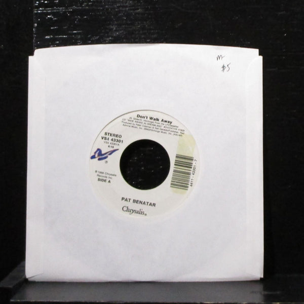 Pat Benatar - Don't Walk Away 7" Mint- Vinyl 45 Chrysalis VS4 43301 USA 1988 - Shuga Records
