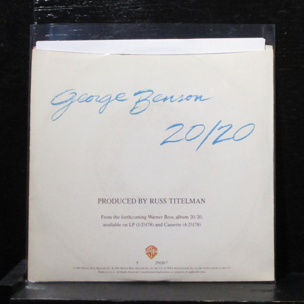 George Benson - 20/20 7" Mint- Promo Vinyl 45 WB 7-29120 USA 1985 - Shuga Records
