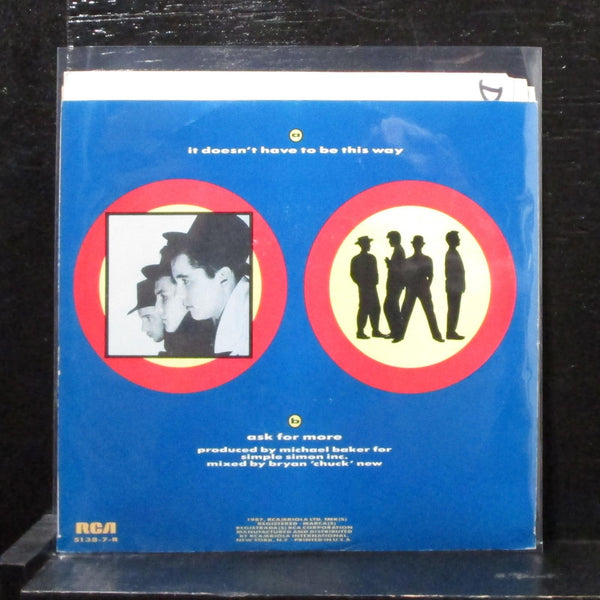Blow Monkeys - It Doesn't Have To Be That Way 7" Mint- Vinyl 45 5138-7-R USA - Shuga Records