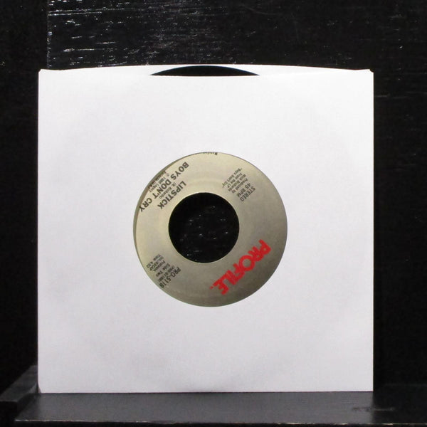 Boys Don't Cry - Josephine / Lipstick 7" Mint- Vinyl 45 PRO-5118 USA 1986 - Shuga Records