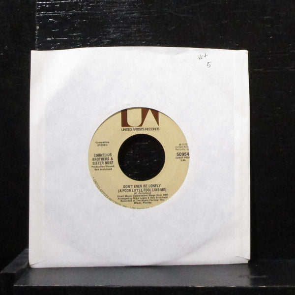 Corneilus Brothers & Sister Rose - I'm So Glad 7" VG+ Vinyl 45 50954 USA 1972 - Shuga Records