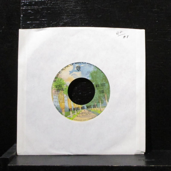 Alice Cooper - Mo More Mr. Nice Guy 7" VG+ Vinyl 45 WB 7691 USA 1973 - Shuga Records