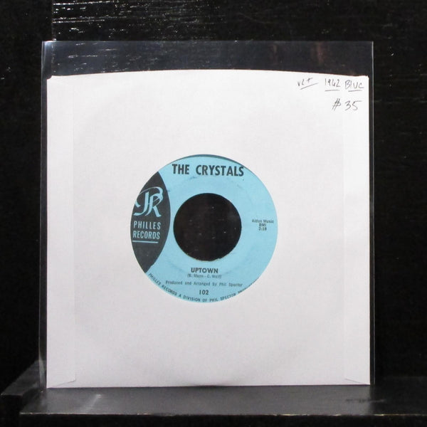 The Crystals - Uptown 7" VG+ Vinyl 45 Phillies 102 USA 1962 blue label - Shuga Records