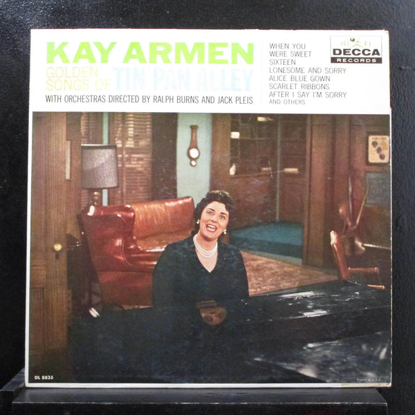 Kay Armen - Golden Songs Of Tin Pan Alley LP VG+ DL 8835 Promo Mono Vinyl Record - Shuga Records