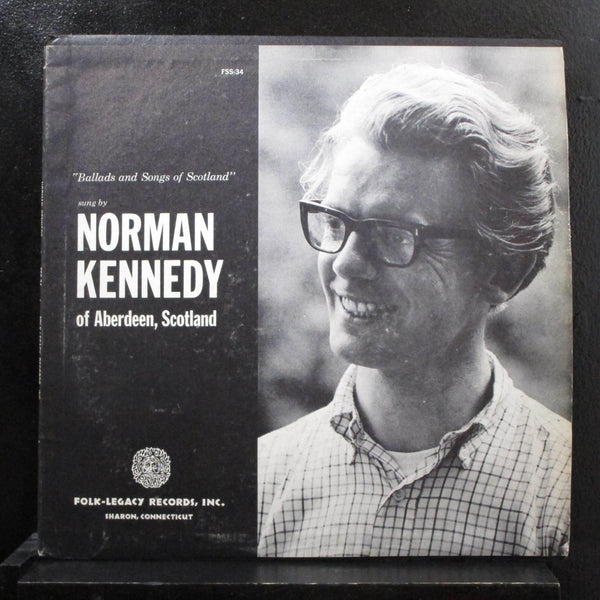 Norman Kennedy - Ballads & Songs Of Scotland LP VG+ FSS-34 Vinyl Record w/Book - Shuga Records