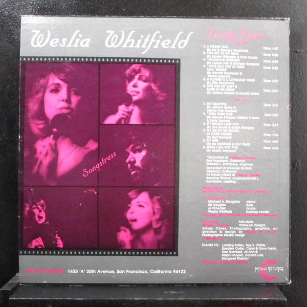 Weslia Whitfield - Lady Love LP Mint- P 1980 Private Jazz Signed Vinyl Record - Shuga Records