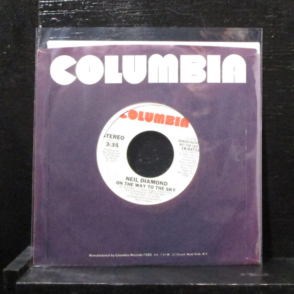 Neil Diamond - On The Way To The Sky 7" VG+ Promo Vinyl 45 Columbia 18-02712 - Shuga Records