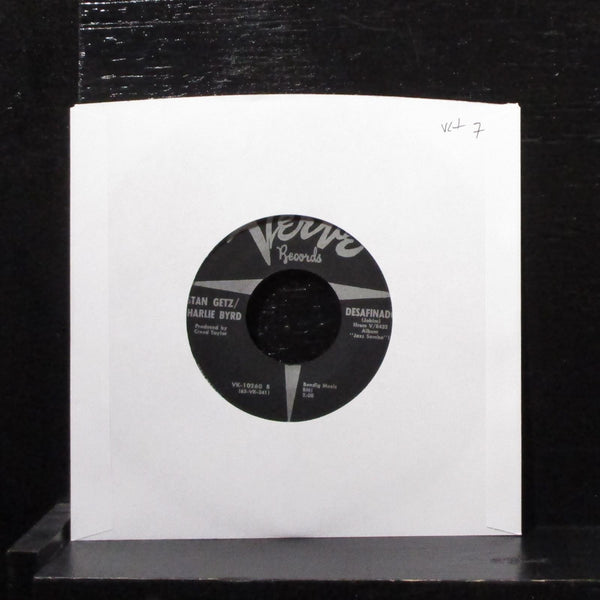 Stan Getz - Theme From Dr. Kildare / Desafinado 7" VG+ Vinyl 45 Verve VK-10260 - Shuga Records
