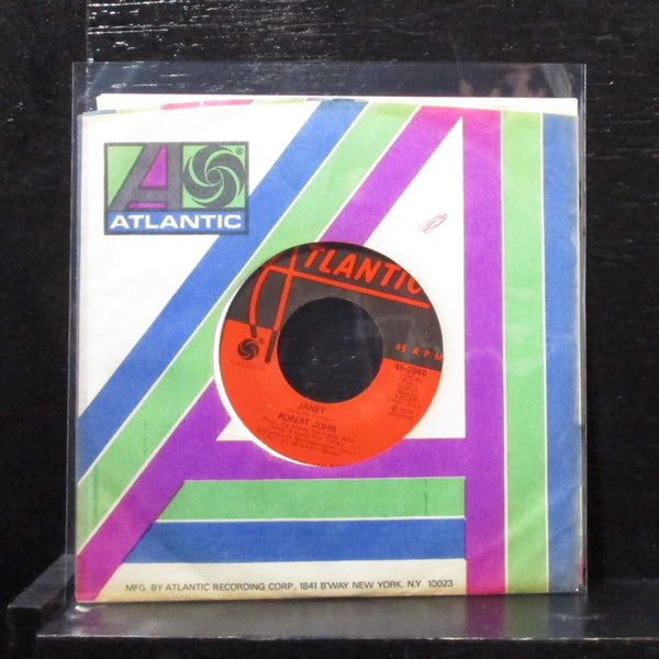 Robert John - Lion Sleeps Tonight / Janet 7" VG+ Vinyl 45 Atlantic 45-2846 USA - Shuga Records