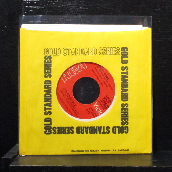 Perry Como - Seattle / It's Impossible 7" VG+ Vinyl 45 RCA 447-0858 USA - Shuga Records