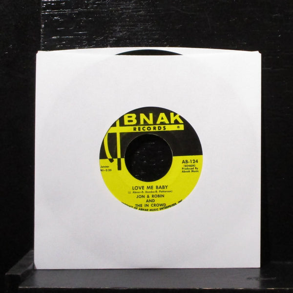 Jon & Robin And The In Crowd - I Want Some More 7" Mint- Vinyl 45 AB-124 USA - Shuga Records