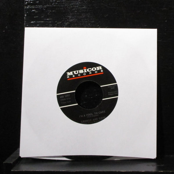 George And Gene - Louisiana Man / I'm A Fool To Care 7" Mint- Vinyl 45 MU 1097 - Shuga Records
