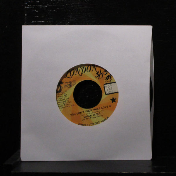 Susan Jacks - You Don't Know What Love Is 7" VG+ Promo Vinyl 45-182 Canada - Shuga Records