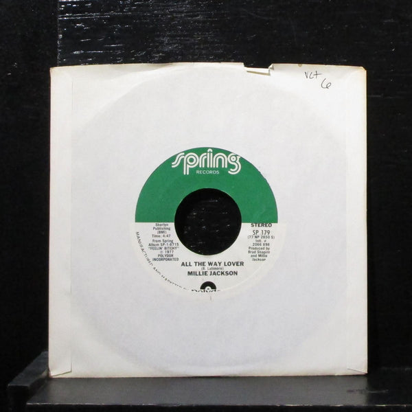 Millie Jackson - All The Way Lover / Cheatin' Is 7" VG+ Vinyl 45 SP 179 USA 1978 - Shuga Records