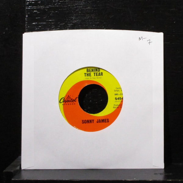 Sonny James - Behind The Tear / Runnin' 7" Mint- Vinyl 45 Capitol 5454 USA 1965 - Shuga Records