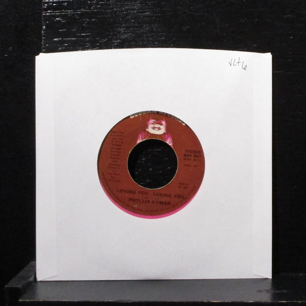 Phyllis Hyman - Loving You Losing You 7" VG+ Vinyl 45 BDA 567 USA 1977 - Shuga Records