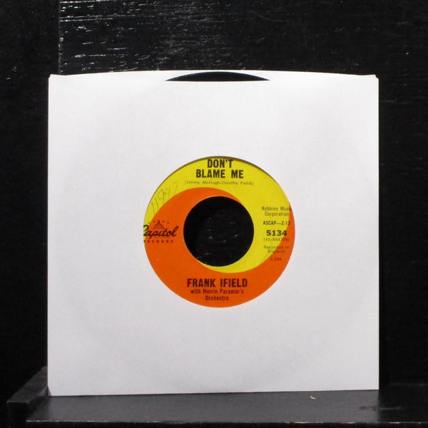 Frank Ifield - Don't Blame Me / Say It Isn't So 7" VG Vinyl 45 Capitol 5134 USA - Shuga Records