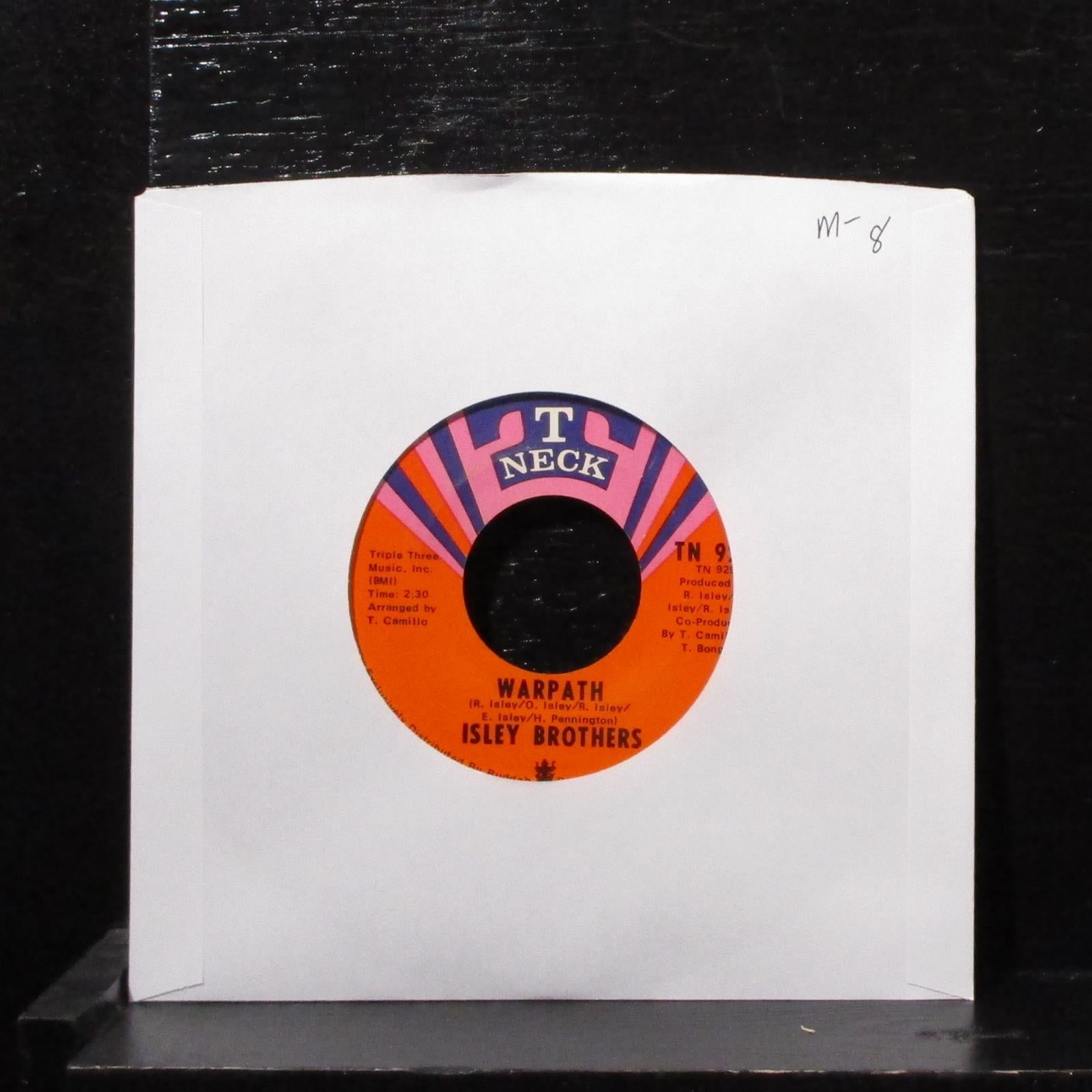 Isley Brothers - Warpath / I Got To Find Me One 7" Mint- Vinyl 45 TN 929 USA - Shuga Records