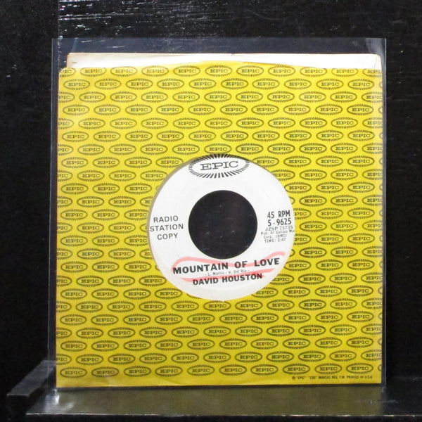 David Houston - Mountain Of Love / Angeline 7" Mint- Promo Vinyl 45 5-9625 USA - Shuga Records