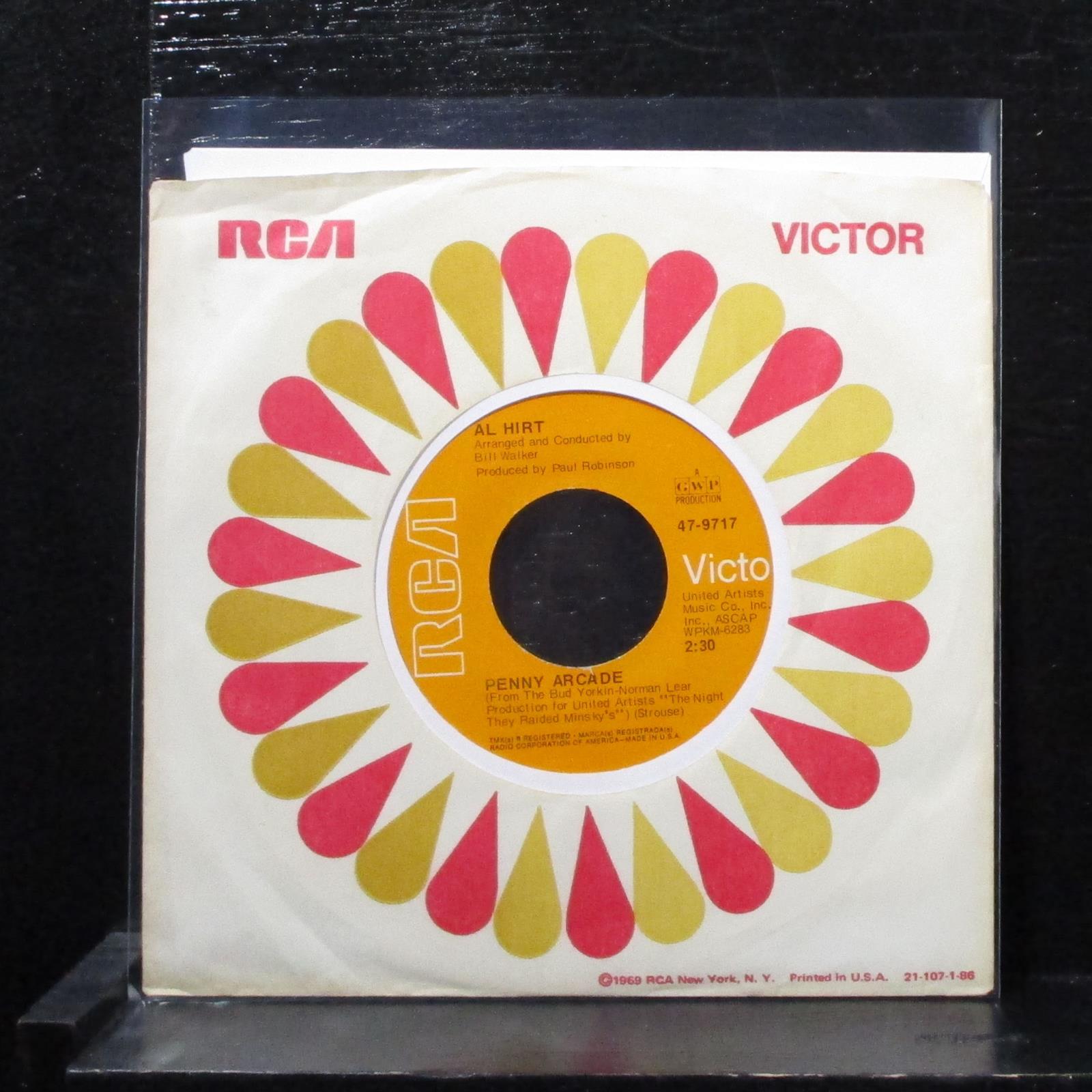 Al Hirt - Penny Arcade / If 7" Mint- Vinyl 45 RCA 47-9717 USA 1969 - Shuga Records