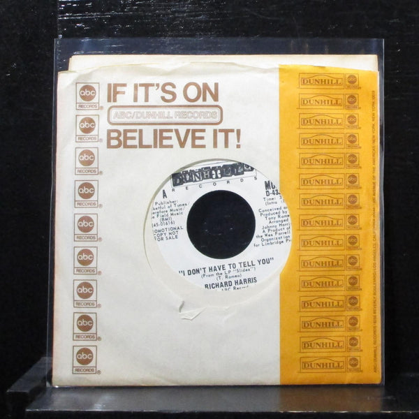 Richard Harris - I Don't Have To Tell You 7" Mint- Promo Vinyl 45 D-4336 USA - Shuga Records