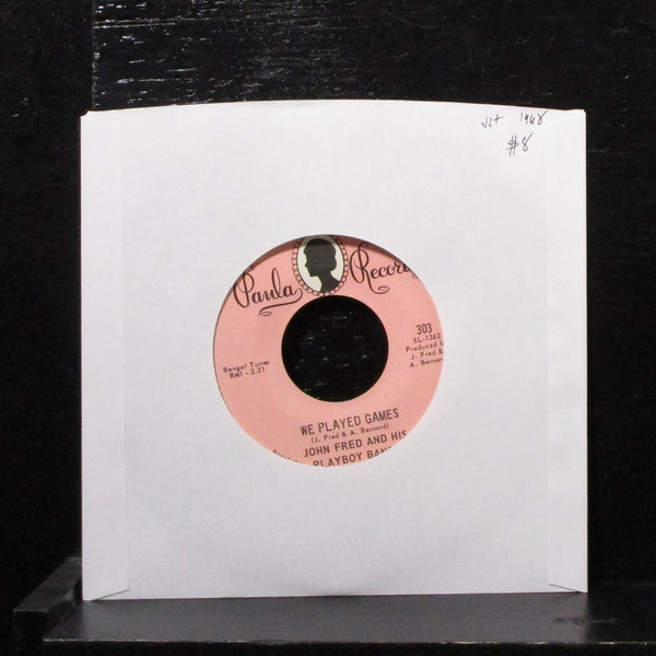 John Fred & His Playboy Band - We Played Games 7" VG+ Vinyl 45 Paula 303 USA - Shuga Records