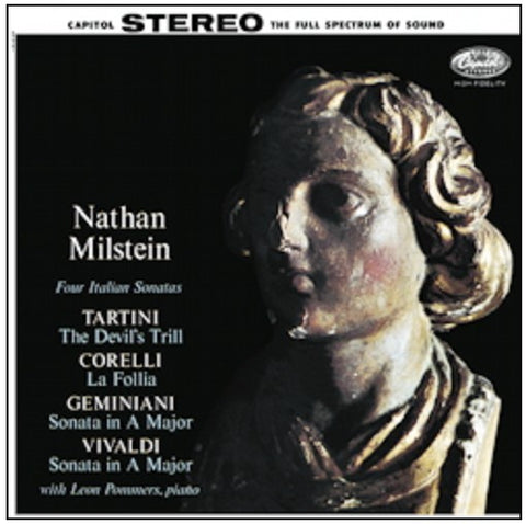 Nathan Milstein, Leon Pommers ‎– Four Italian Sonatas (1959) - New LP Record 2019 Capitol/Analogphonic South Korea Import 180 gram Vinyl - Classical