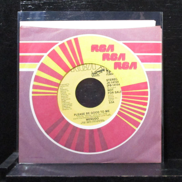 Menudo - Please Be Good To Me 7" Mint- Promo Vinyl 45 RCA JK-14154 USA 1985 - Shuga Records