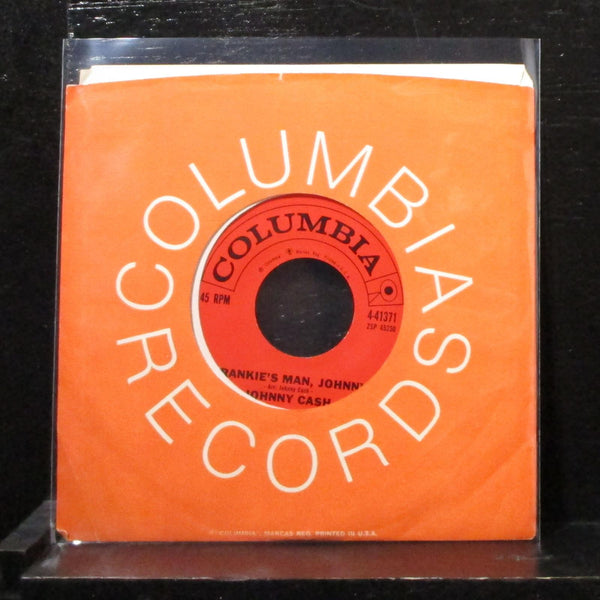 Johnny Cash - Frankie's Man, Johnny / You Dreamer You 7" VG+ Vinyl 45 4-41371 - Shuga Records