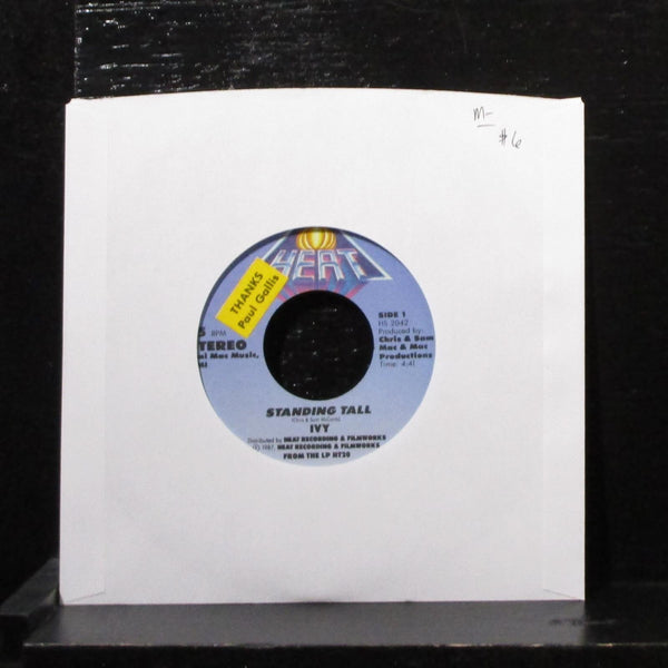 Ivy - Standing Tall / Addiction 7" Mint- Vinyl 45 Heat HS 2042 USA 1987 - Shuga Records