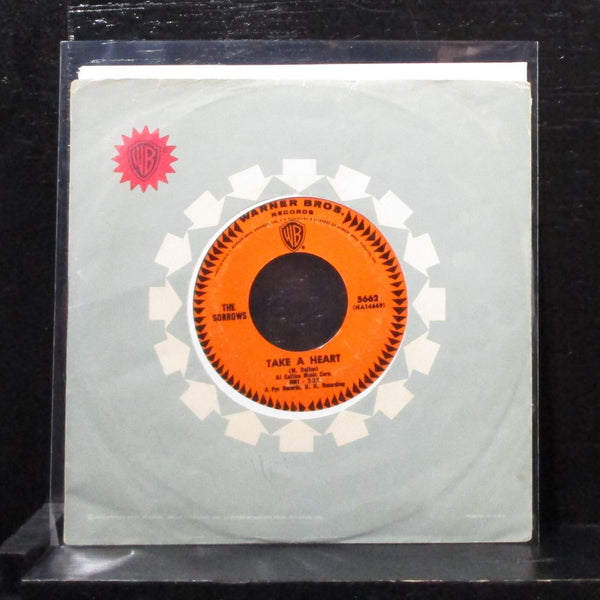 The Sorrows - Take A Heart / We  Should Get Along Fine 7" VG Vinyl 45 WB 5562 - Shuga Records