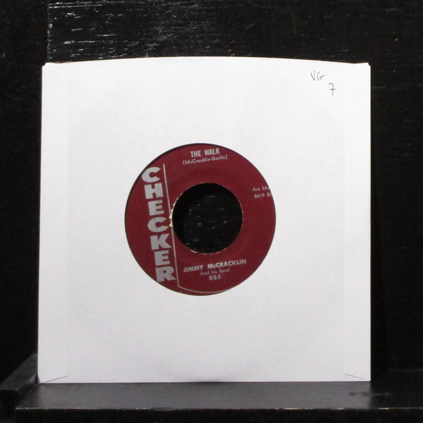 Jimmy McCracklin - The Walk / I'm To Blame 7" VG Vinyl 45 Checker 885 USA 1958 - Shuga Records