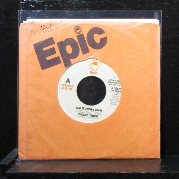 Cheap Trick - California Man 7" Mint- Promo Vinyl 45 Epic 8-50625 USA 1978 - Shuga Records