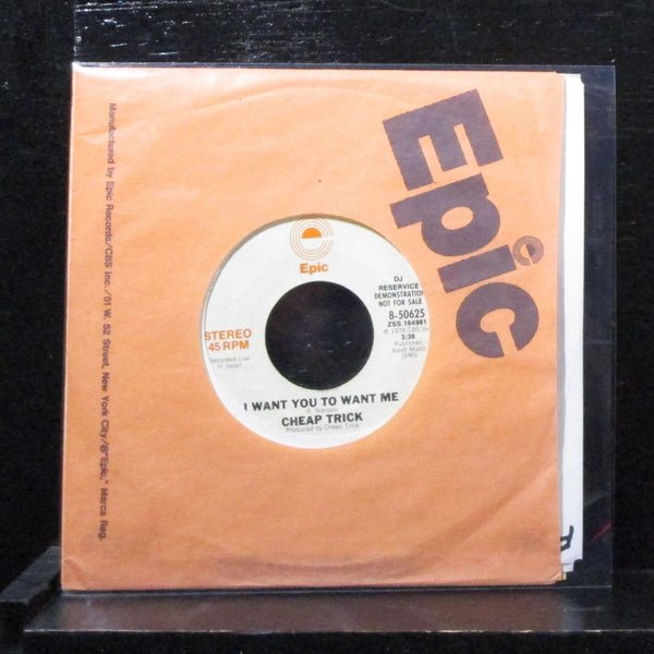 Cheap Trick - California Man 7" Mint- Promo Vinyl 45 Epic 8-50625 USA 1978 - Shuga Records