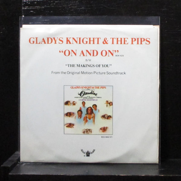 Gladys Knight & The Pips - On And On 7" Mint- Vinyl 45 BDA 423 USA 1974 - Shuga Records